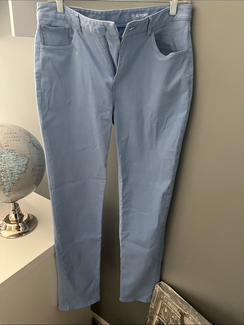 G/FORE Powder Blue Slim Golf Pants